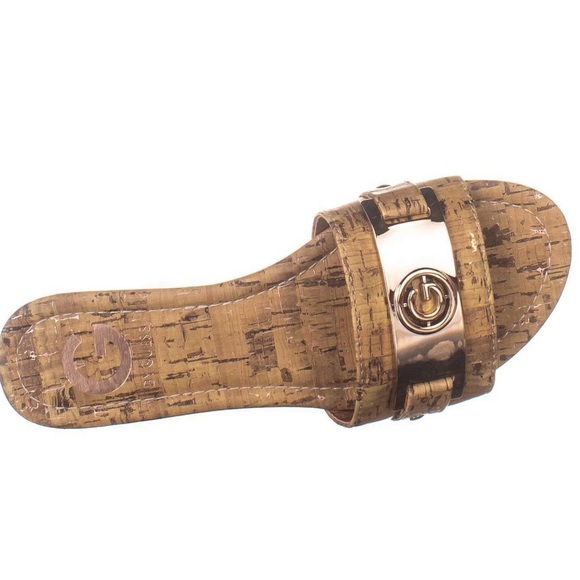 G by GUESS WOMEN’S cork style slip ons  size 8M - Picture 2 of 6
